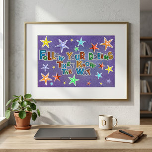 Folgen Sie Ihren Träumen, die sie wissen, wie Zita Poster