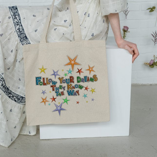 Folgen Sie Ihren Träumen, die sie wissen, wie Zita Tragetasche (Von Creator hochgeladen)