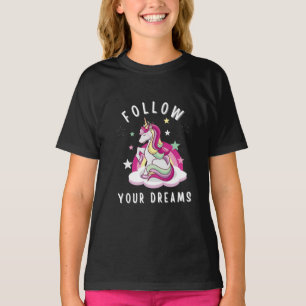 Folgen Sie Ihren Träumen Mein Einhorn Geburtstag T T-Shirt