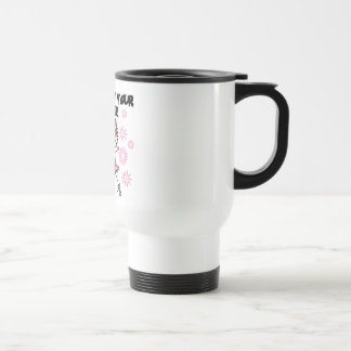 Folgen Sie Ihren Zehe-Ballerina-T-Shirts und Reisebecher