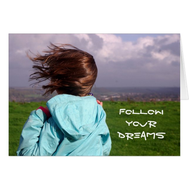 Folgen Sie Ihrer Träumerkarte (Vorderseite (Horizontal))