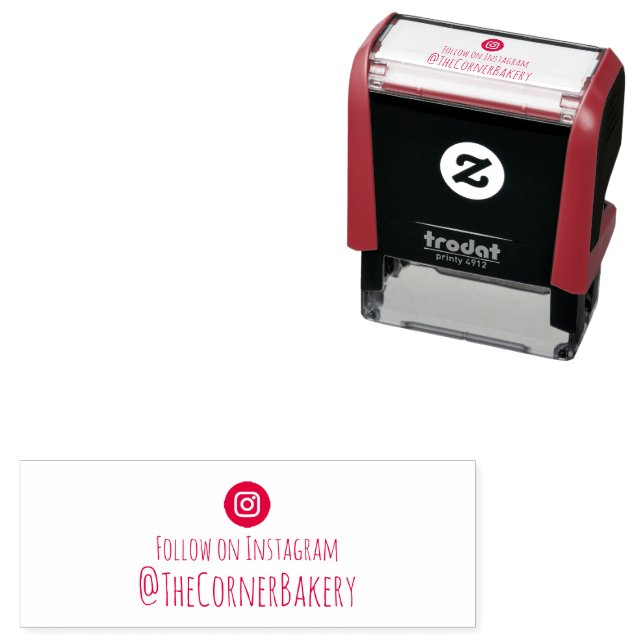 Folgen Sie Instagram Custom Permastempel (Beispiel)