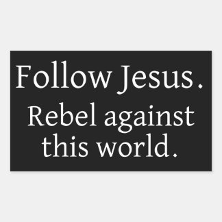 Folgen Sie Jesus Sticker