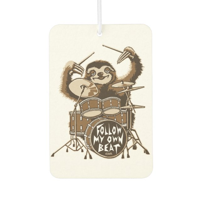 Folgen Sie meinem eigenen Beat Autolufterfrischer (Vorderseite)