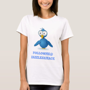 Folgen Sie mir auf Twitter @ Ihren Benutzernamen T-Shirt