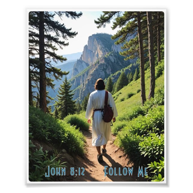 Folgen Sie mir Fotodruck (Vorne)