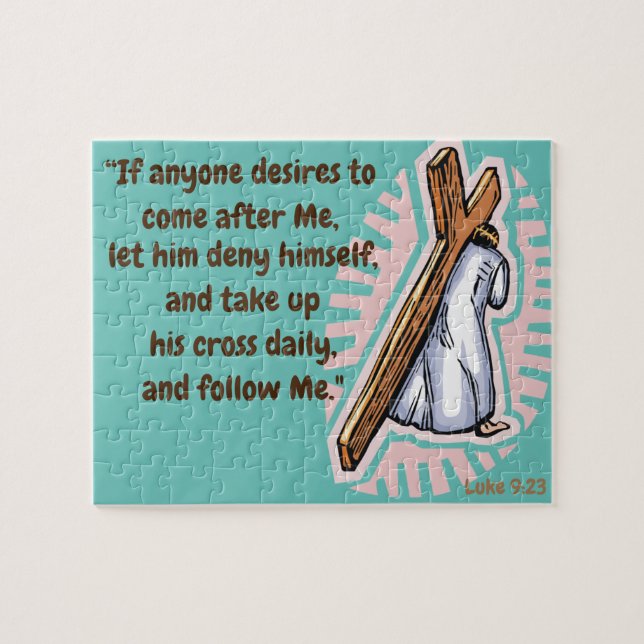 Folgen Sie mir Puzzle (Horizontal)