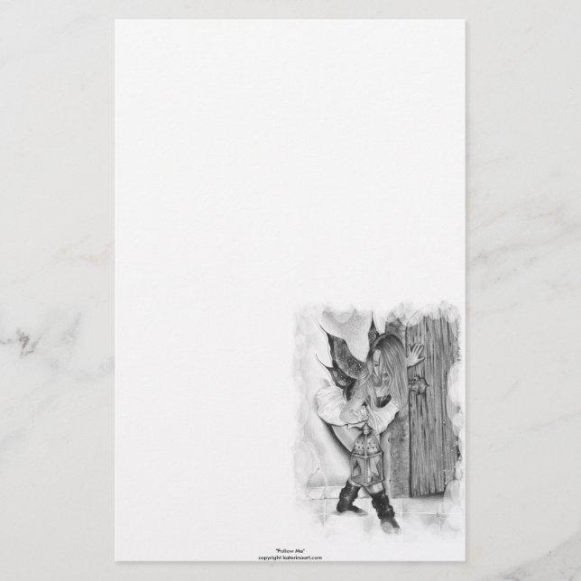 Folgen Sie mir Stationery Briefpapier (Vorderseite)