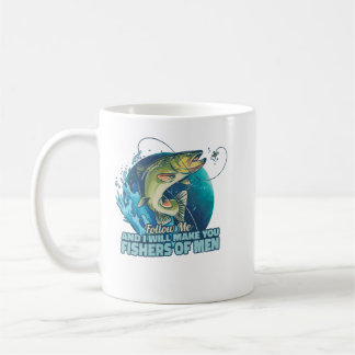 Folgen Sie mir und ich werde Sie zu Fischern von M Kaffeetasse