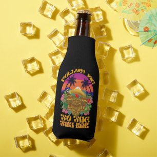 Folgen Sie mir zum Tiki Bar Hawaiian Luau Party Flaschenkühler