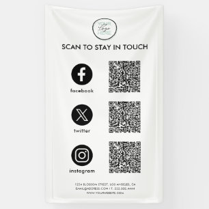 Folgen Sie uns Social Media Geschäftsbanner Banner