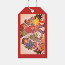 FOLGENDE ART CHRISTMAS Geschenkmarke Geschenkanhänger