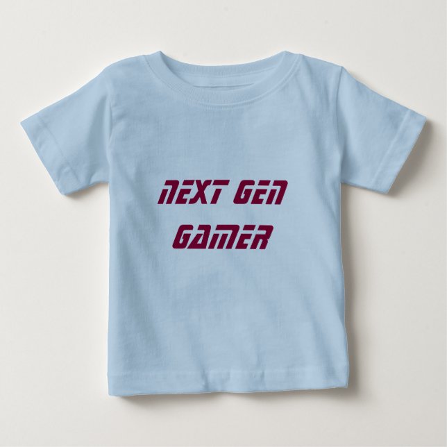 Folgender GENGamer Baby T-shirt (Vorderseite)