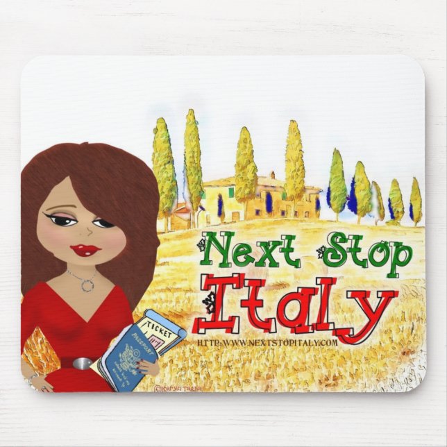 Folgendes Enditalien-Logo Mouspad Mousepad (Vorne)