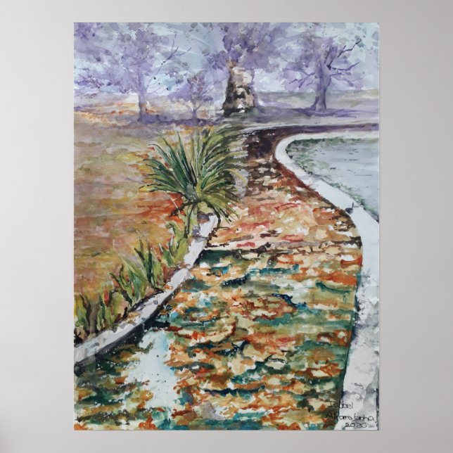 Folhas caídas poster (Vorne)