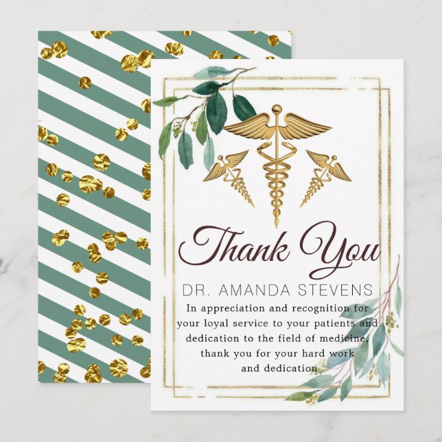 Foliage Elegant Doctor | Krankenversicherung Danke (Vorne/Hinten)