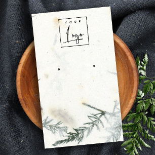 Foliage-Handgemachte Textur Ofendarstellung Visitenkarte