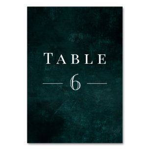 Foliage Kranz mit rustikaler Vegetation Tischnummer