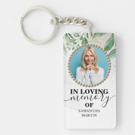 Foliage Modern Memorial Gift Schlüsselanhänger