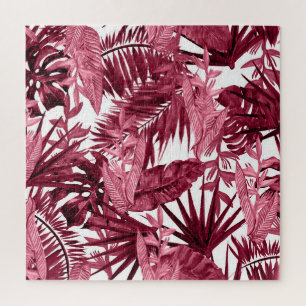 Foliage Wasserfarbe Lila, florenlos. Puzzle
