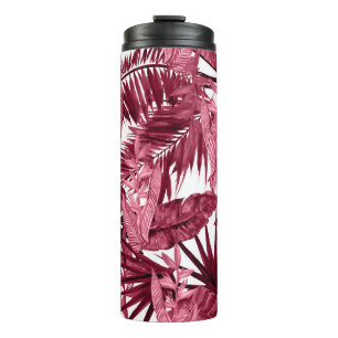Foliage Wasserfarbe Lila, florenlos. Thermosbecher