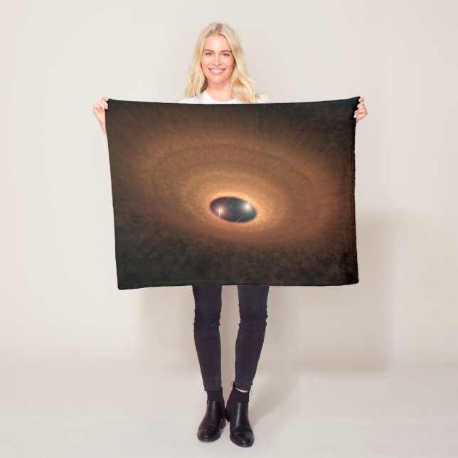 Folie aus stumpfem Material, die von der Sternbild Fleecedecke (Beispiel)