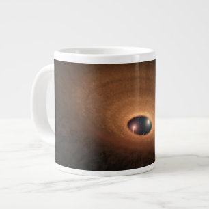 Folie aus stumpfem Material, die von der Sternbild Jumbo-Tasse