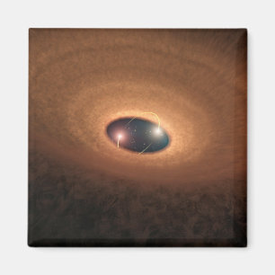 Folie aus stumpfem Material, die von der Sternbild Magnet