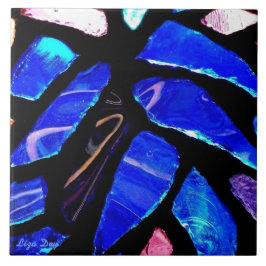 Folie "Blauglas"/Trivet Fliese