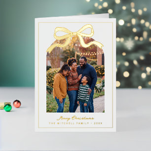 Folie-Bogen Frohe Weihnachten gerahmtes Familienfo