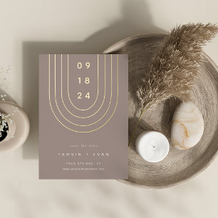 Folie-Bogen Moderne Minimalistische Hochzeitsein Folieneinladung