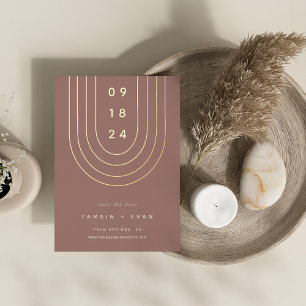 Folie-Bogen Moderne Minimalistische Hochzeitsein Folieneinladung
