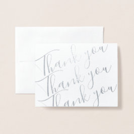 Folie Dankeschön Merkkarte Folienkarte