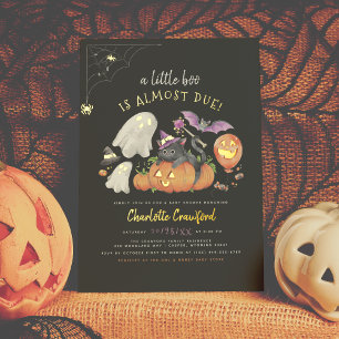 Folie geprägt Boo süße Halloween-Baby-Party Folieneinladung