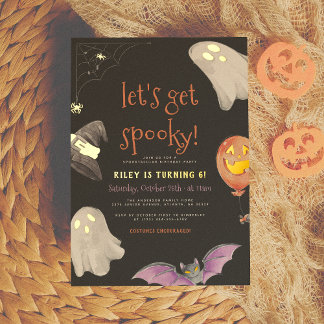 Folie gepresst | Spooky Kids Halloween Folieneinladung