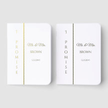 Folie Hochzeitsversprechen Buch Set I Promise Cust
