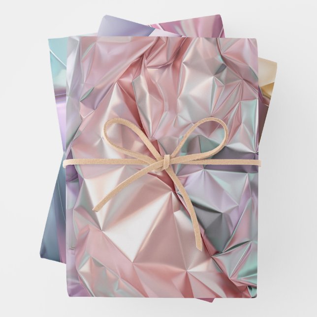 Folie-Krissel-Muster Geschenkpapier Set (Beispiel)