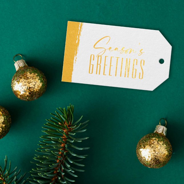 Folie-Pinselstrich-Schrift-Weihnachts-Geschenkanhä Geschenkanhänger (Von Creator hochgeladen)