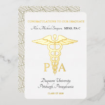 Folie zur Einladung für Physician Assistant Absolv