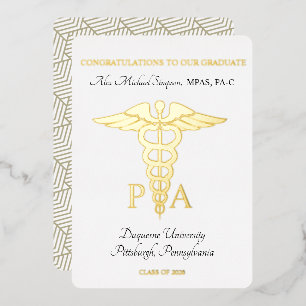 Folie zur Einladung für Physician Assistant Absolv