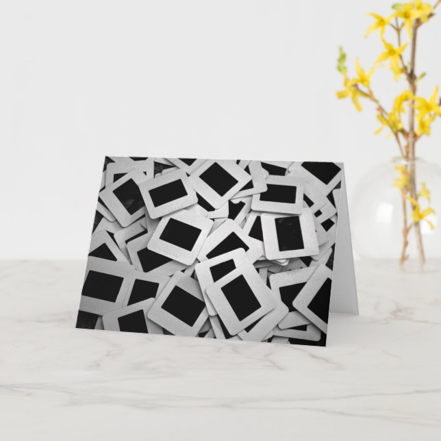 Folien aus Foto Karte (Gelbe Blume)