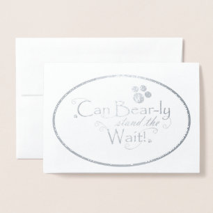 Folien-Brustkrebs-Weihnachtskarte Folienkarte