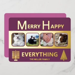  FOLIEN FEIERTAGSKARTE