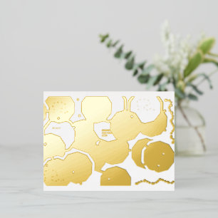  FOLIEN FEIERTAGSPOSTKARTE