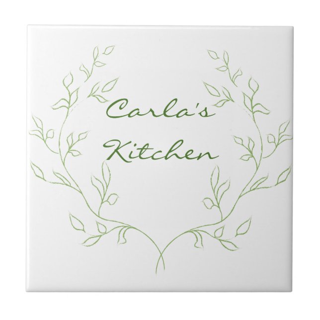 Folien-Keramik Fliese (Vorderseite)