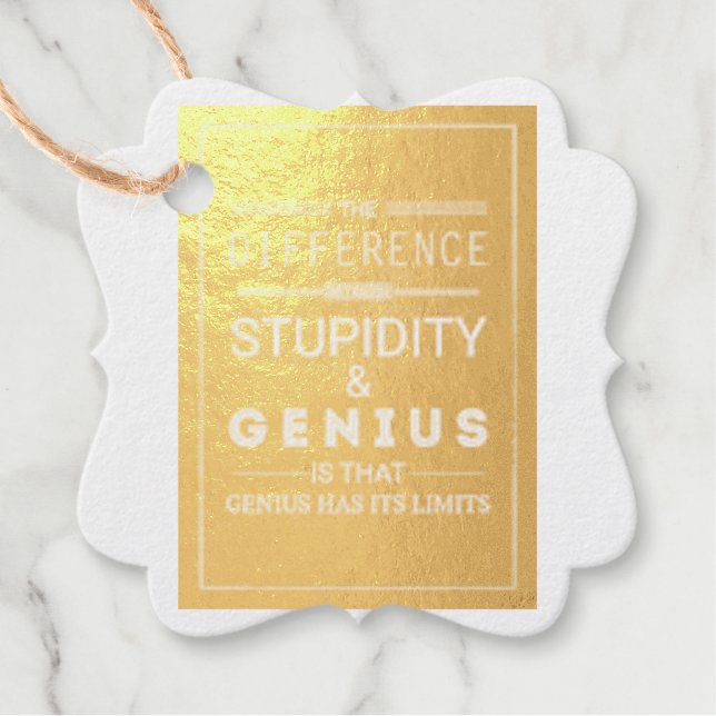 Folienmarke Geschenkanhänger (Vorderseite)