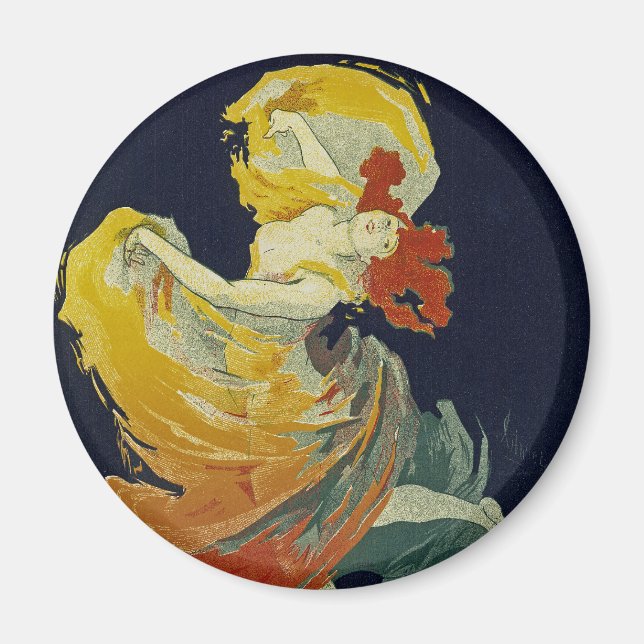 Folies Berger ~ La Loie Fuller Magnet (Vorne)
