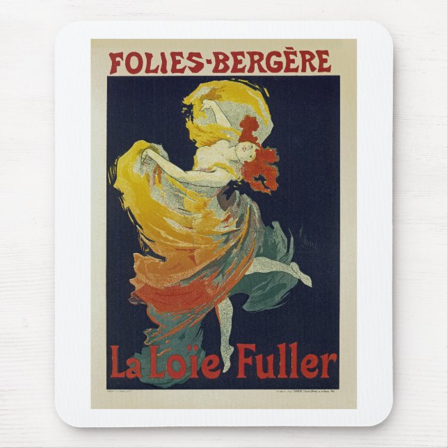 Folies Berger ~ La Loie Fuller Mousepad (Vorne)