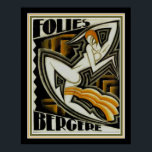 ," Folies Bergere" Art Deco Print (1926) 16x20 Poster<br><div class="desc">Maurice Picaud, "Folies Bergere" Print France, ca. 1926 ・ Art Deco</div>