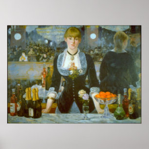 Folies-Bergere von Edouard Manet Poster